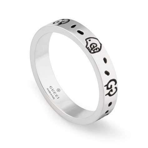 gucci ybc479370001014|Gucci Ghost Ring, Size 16 YBC477339001 .